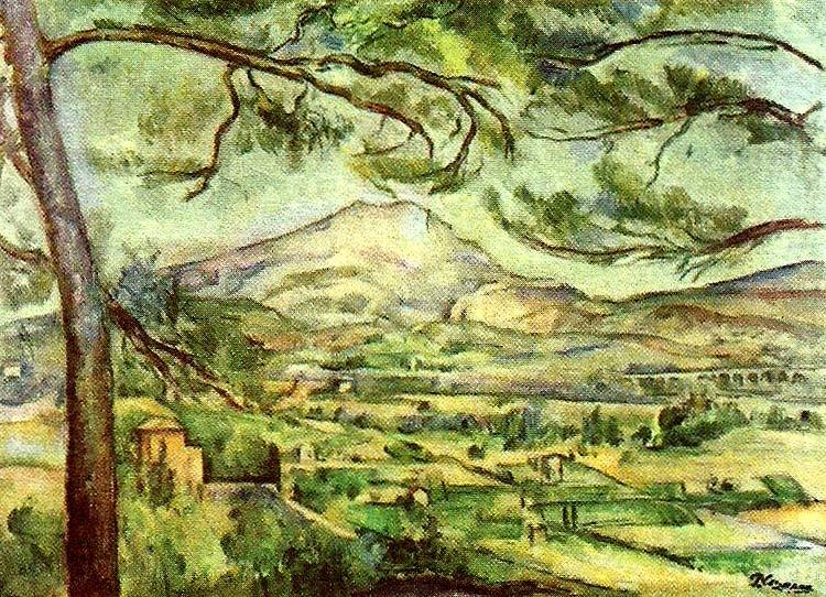 Paul Cezanne sainte victoire china oil painting image